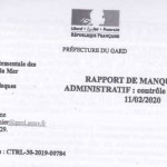 titre rapport de manquement envoyé aux entreprises BAVENCOFF