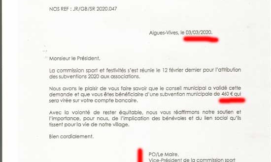 Scandale des élections municipales 2020: Comment le maire sortant a acheté les faveurs des associations avec votre argent à quelques jours du vote !