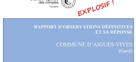 Explosif ! La Chambre Régionale des Comptes confirme la mauvaise gestion, le favoritisme et les multiples irrégularités commises par la municipalité REY depuis des années.