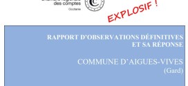 Explosif ! La Chambre Régionale des Comptes confirme la mauvaise gestion, le favoritisme et les multiples irrégularités commises par la municipalité REY depuis des années.